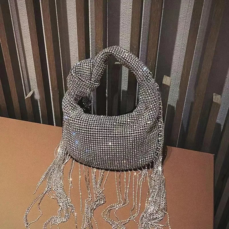 María | Bolso Crystal Fringe Luxe