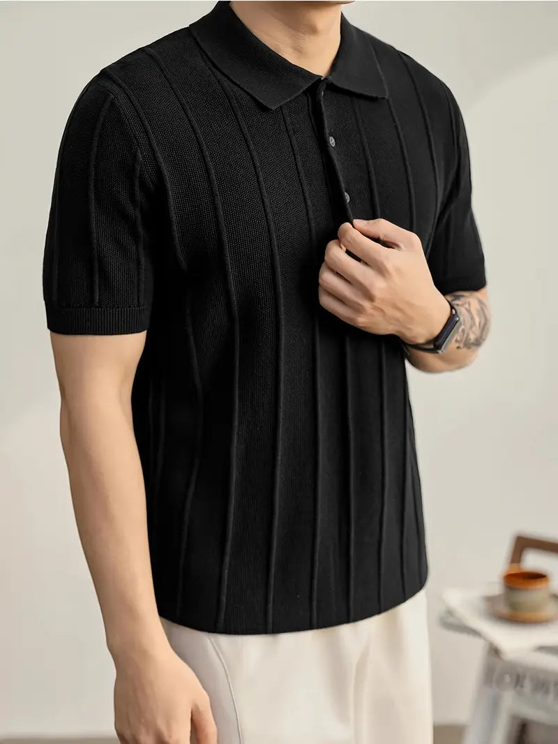 Leo | Polo de punto texturizado