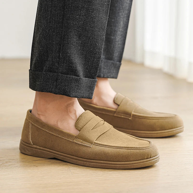 Alberto | Mocasín de ante