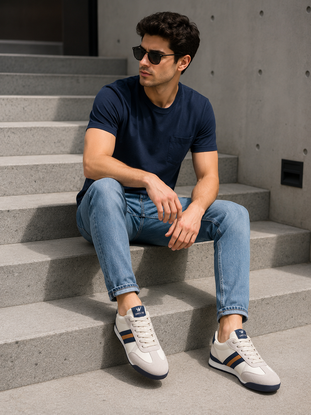 Tomás | Zapatillas de cuero retro