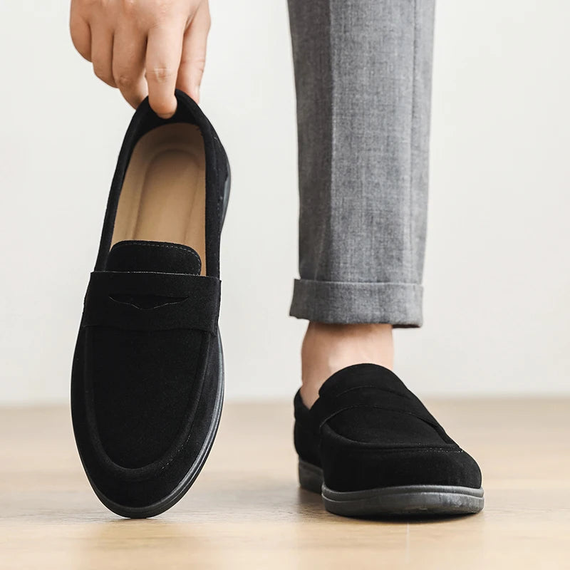 Alberto | Mocasín de ante