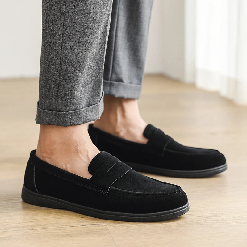 Alberto | Mocasín de ante