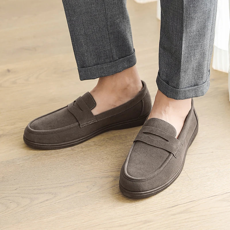 Alberto | Mocasín de ante
