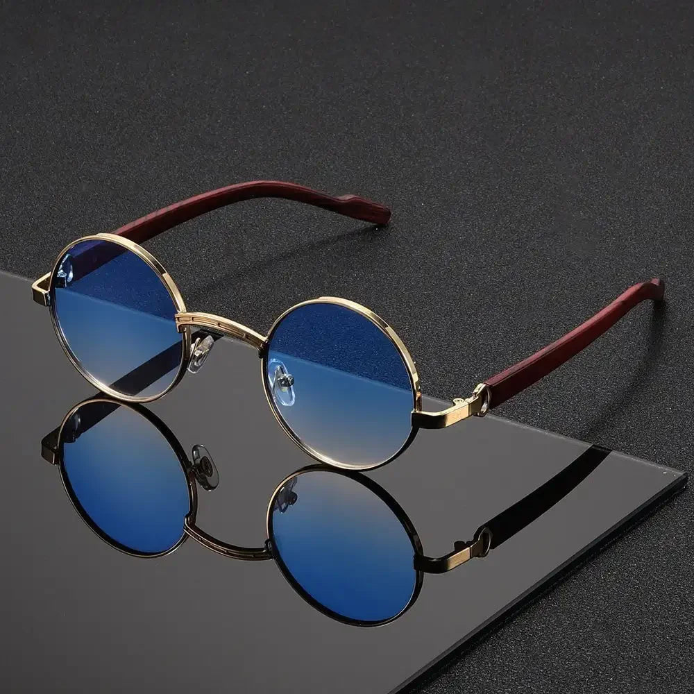 Luis | Gafas de sol redondas con montura metálica