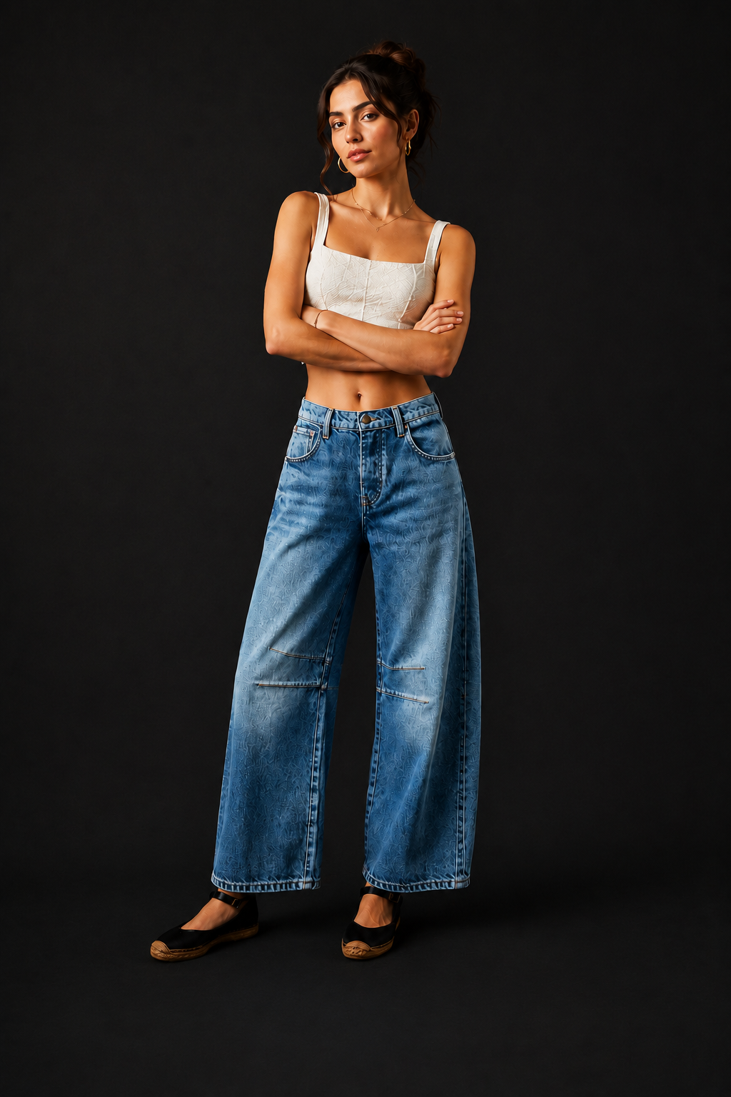 Carolina | Vaqueros de pierna ancha