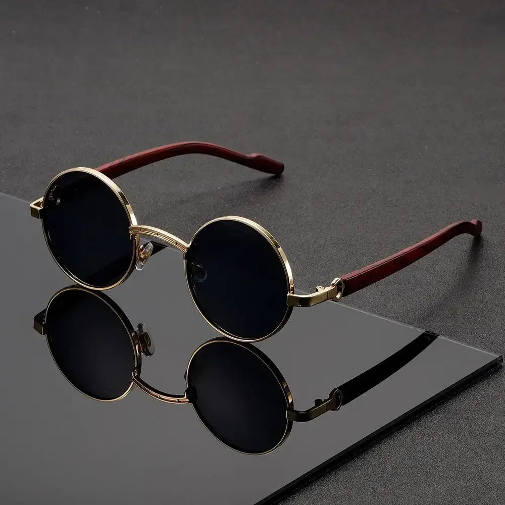 Luis | Gafas de sol redondas con montura metálica