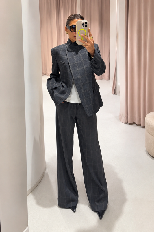 Adriana | Blazer Élite Cuadros Urban