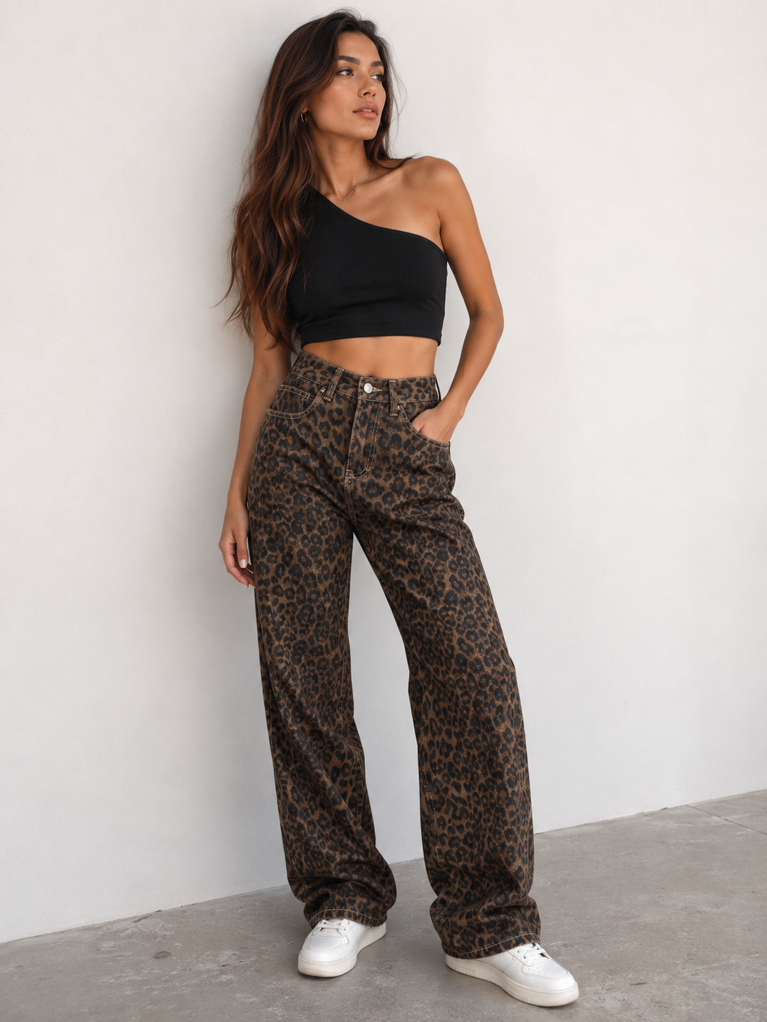 Valentina | Vaqueros de leopardo