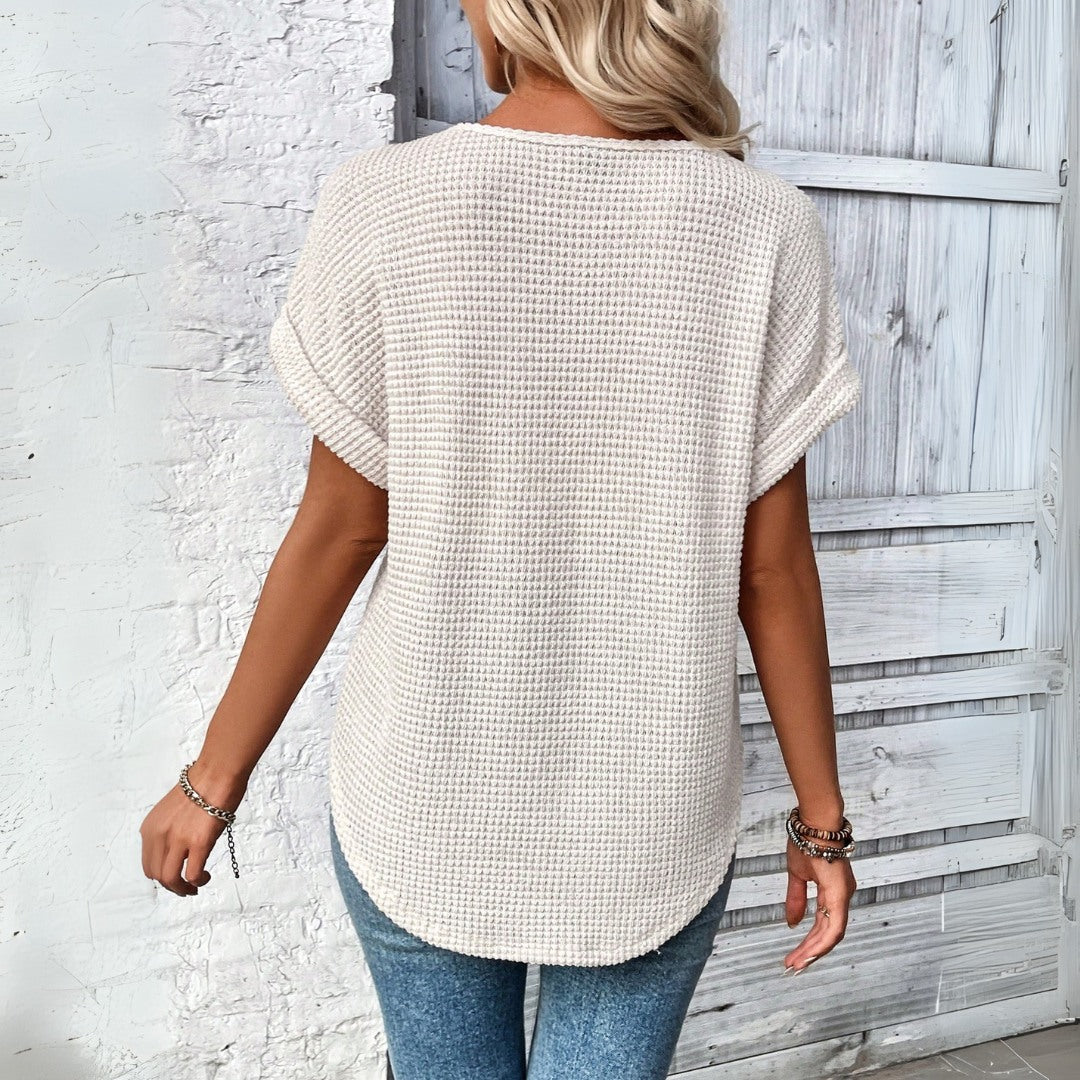 Emma | Camiseta de encaje de ganchillo