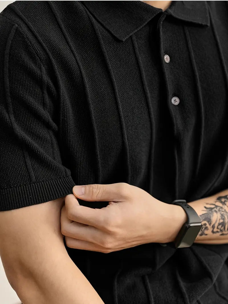 Leo | Polo de punto texturizado