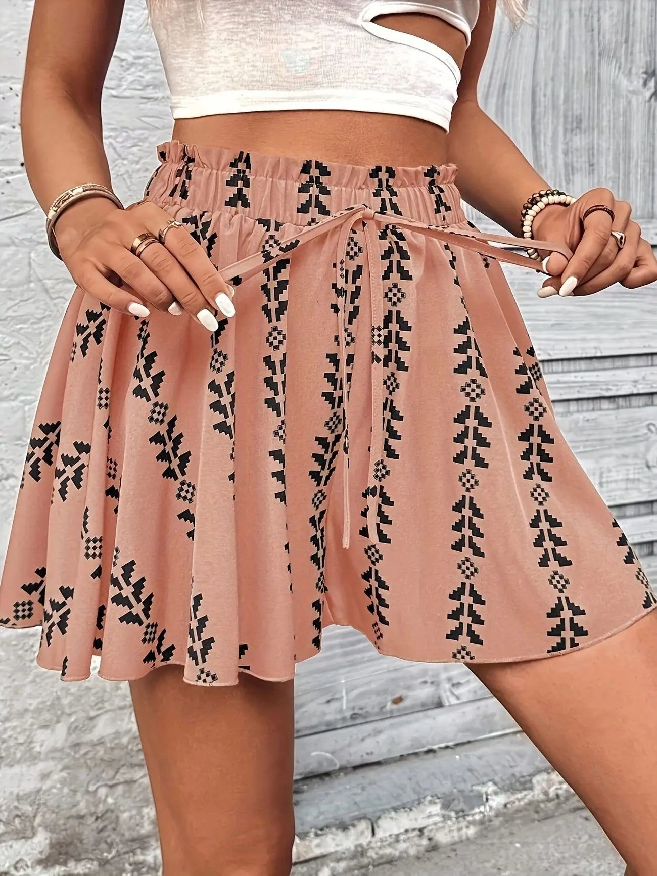 Alexia | Shorts cortos tipo falda