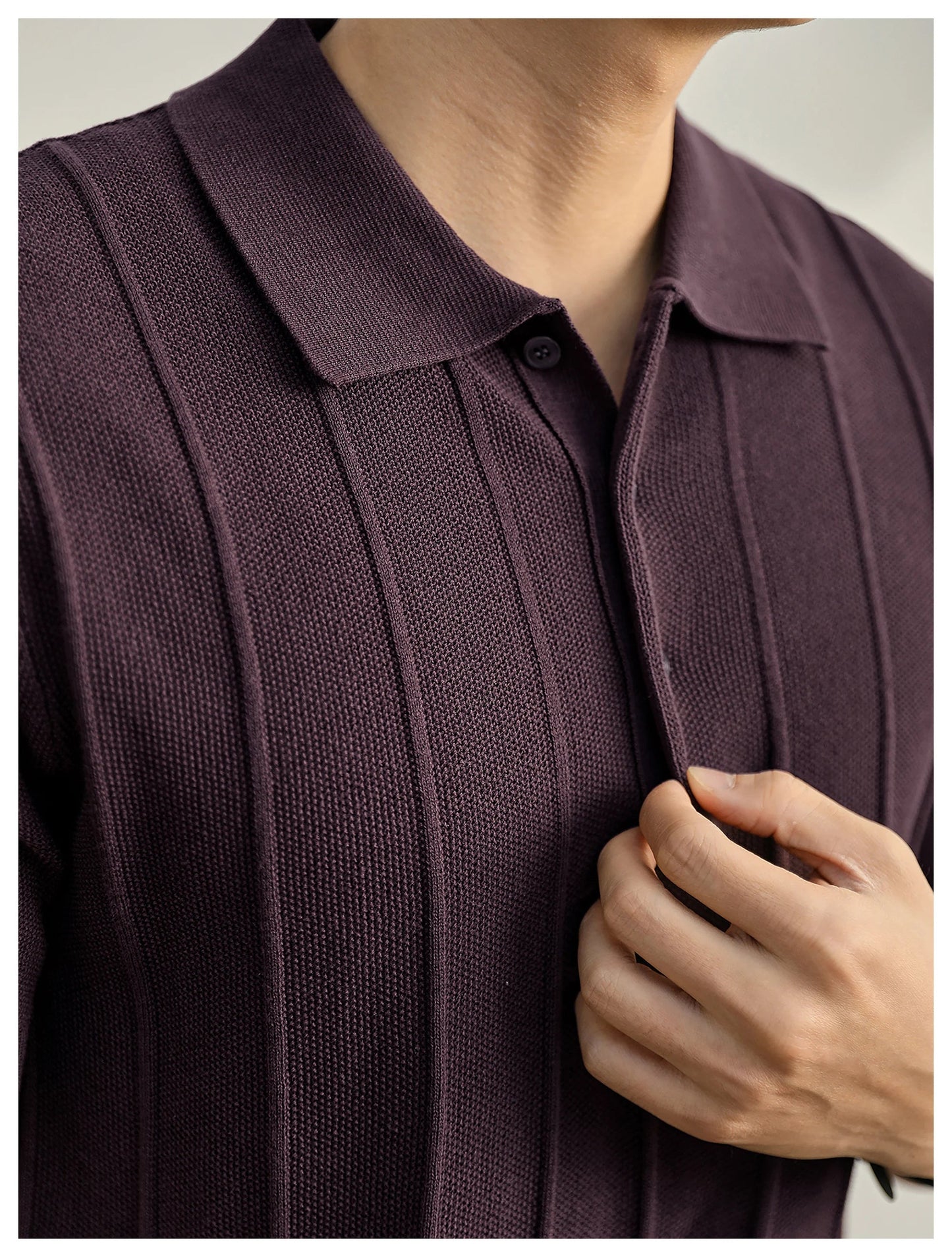 Leo | Polo de punto texturizado