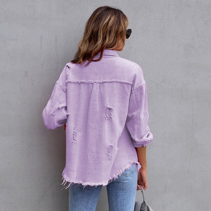 Mia | Chaqueta denim oversize