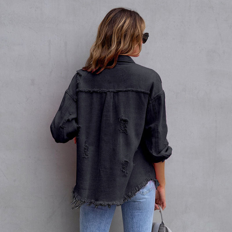Mia | Chaqueta denim oversize