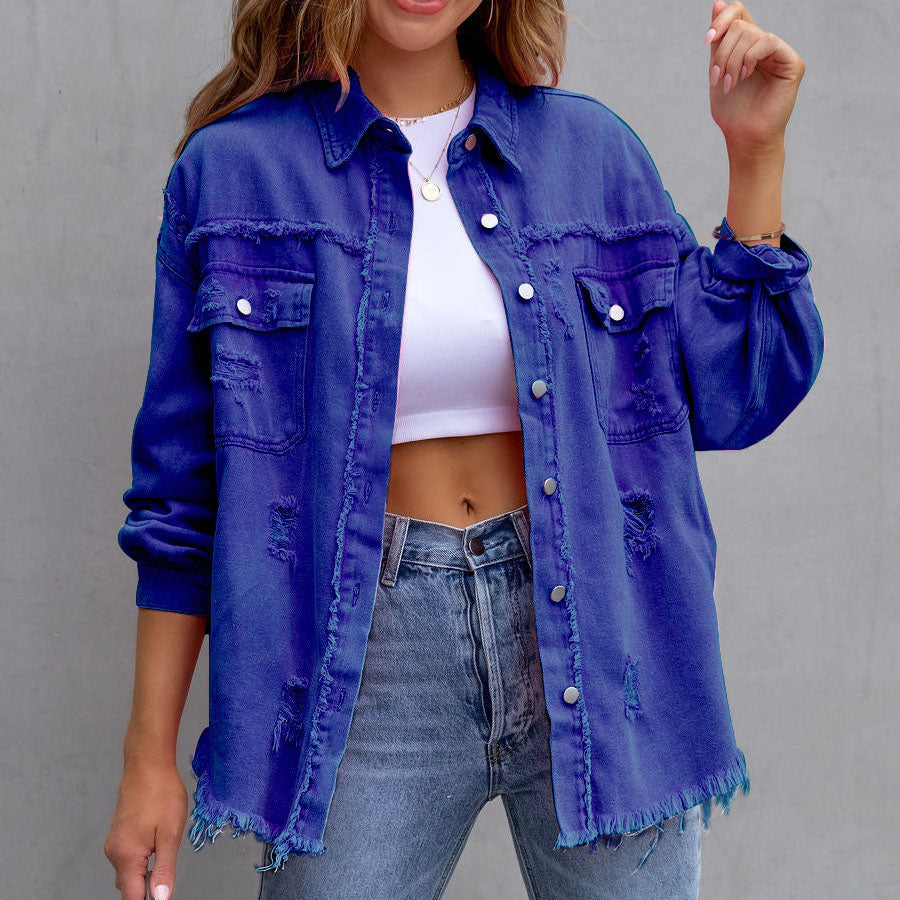 Mia | Chaqueta denim oversize