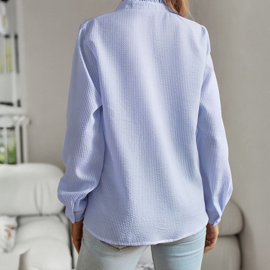 Olivia | Blusa de algodón con volantes