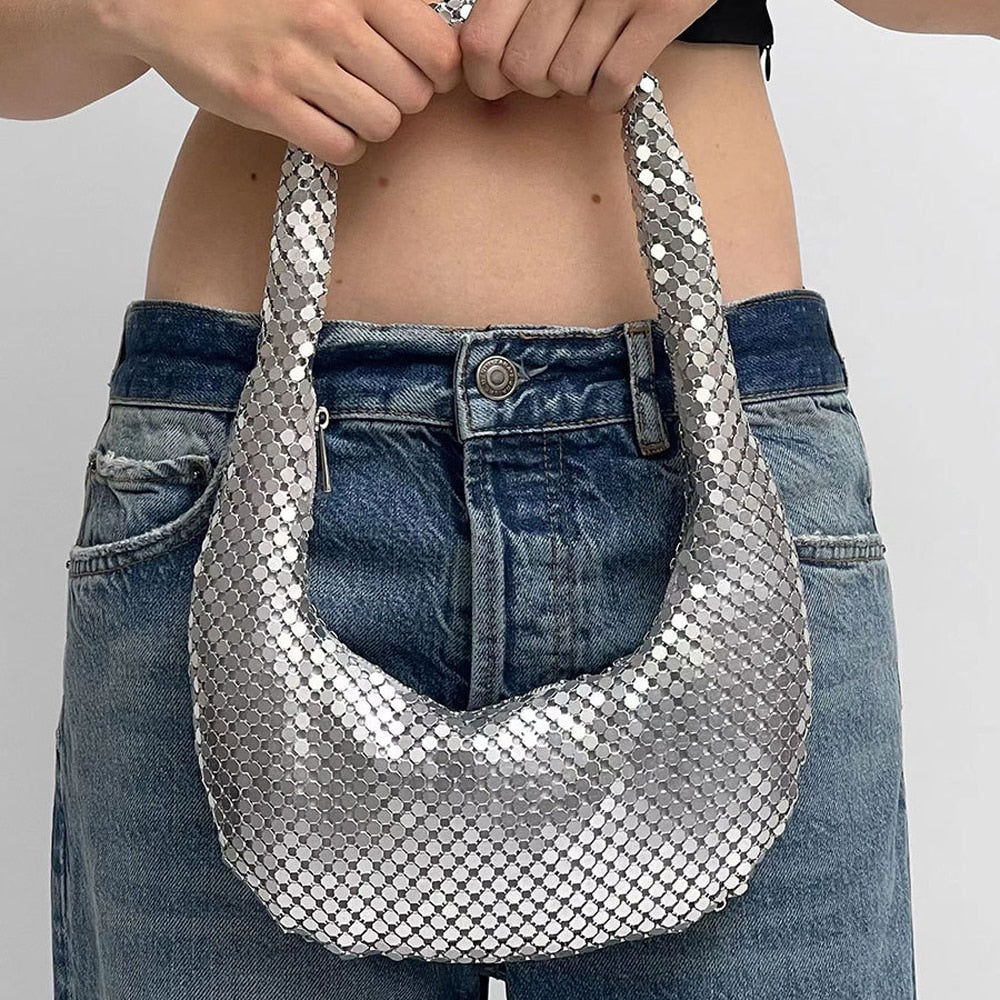 Lara | Bolso Glamour hobo brillante