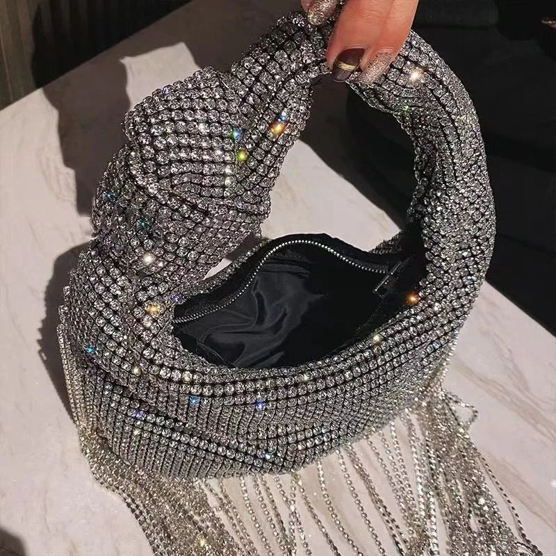 María | Bolso Crystal Fringe Luxe