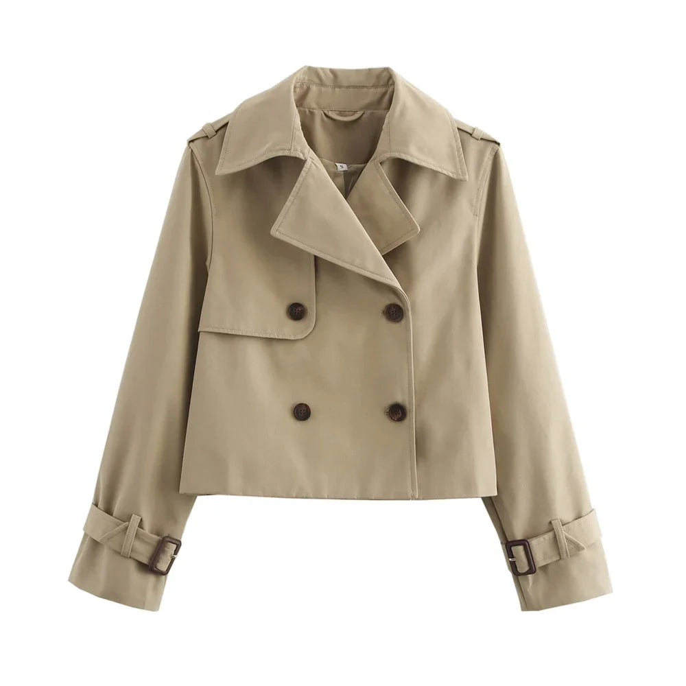 Rebeca | Trench Cropped Elegance
