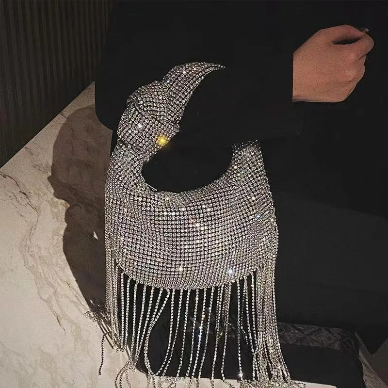 María | Bolso Crystal Fringe Luxe
