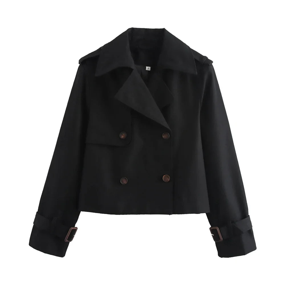 Rebeca | Trench Cropped Elegance