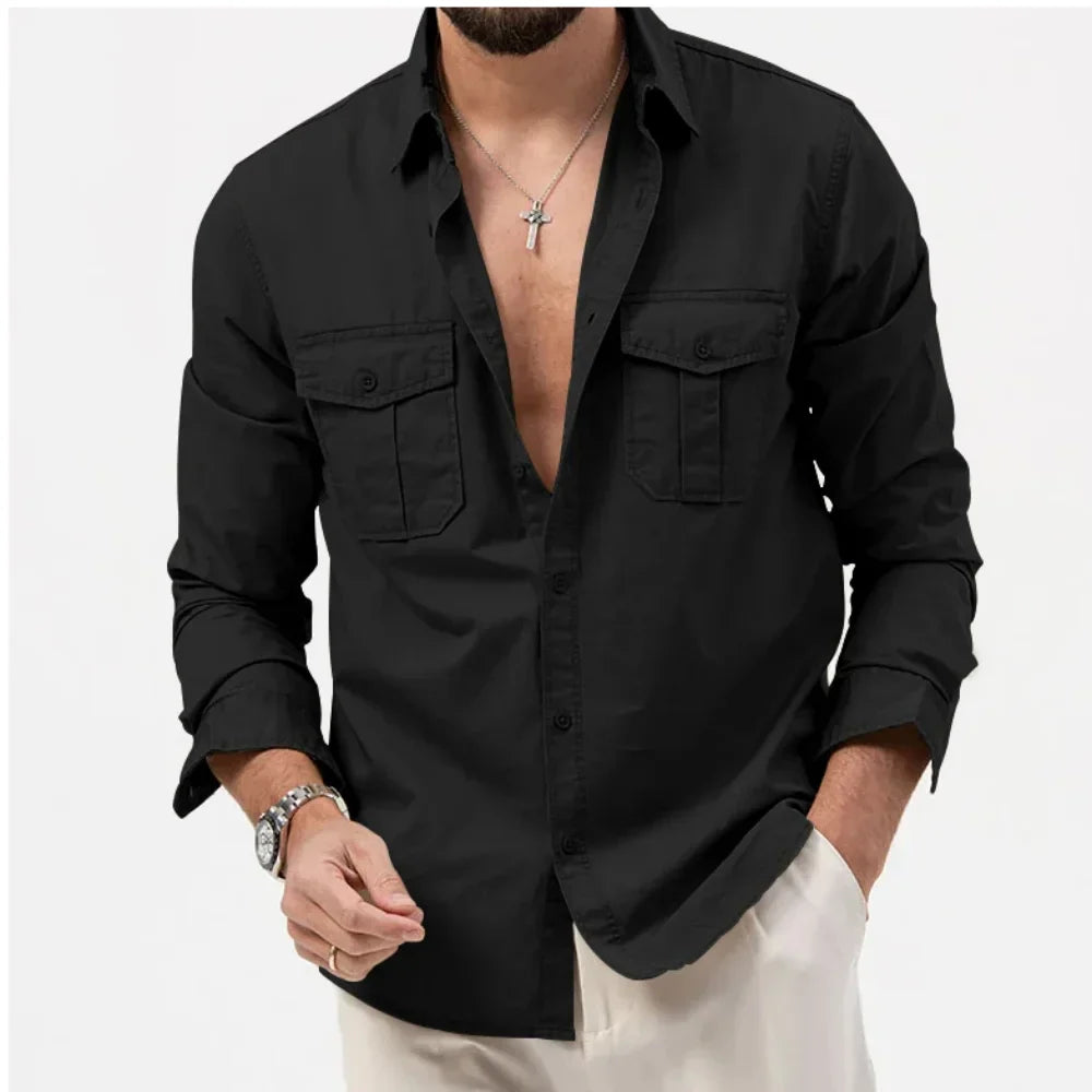 Miguel | Camisa táctica de lino