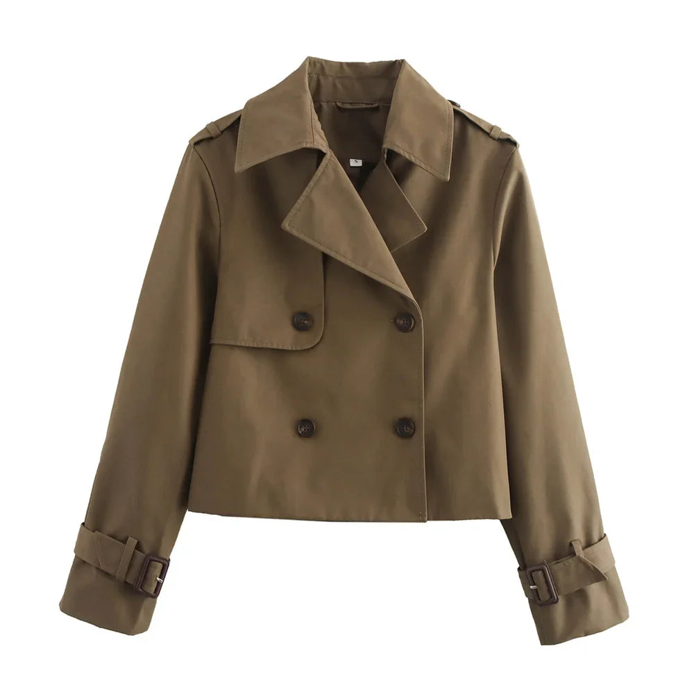 Rebeca | Trench Cropped Elegance