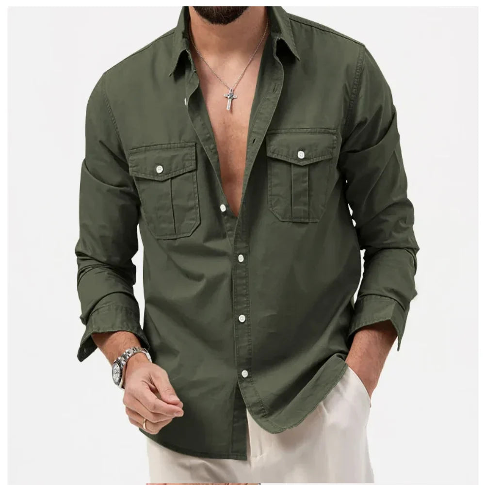 Miguel | Camisa táctica de lino