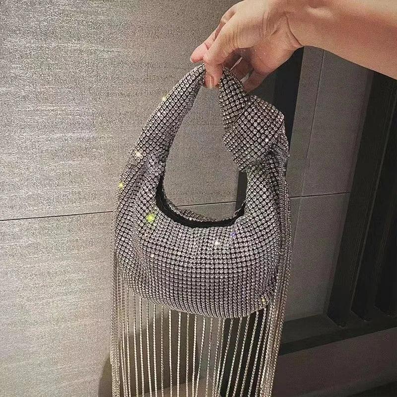 María | Bolso Crystal Fringe Luxe