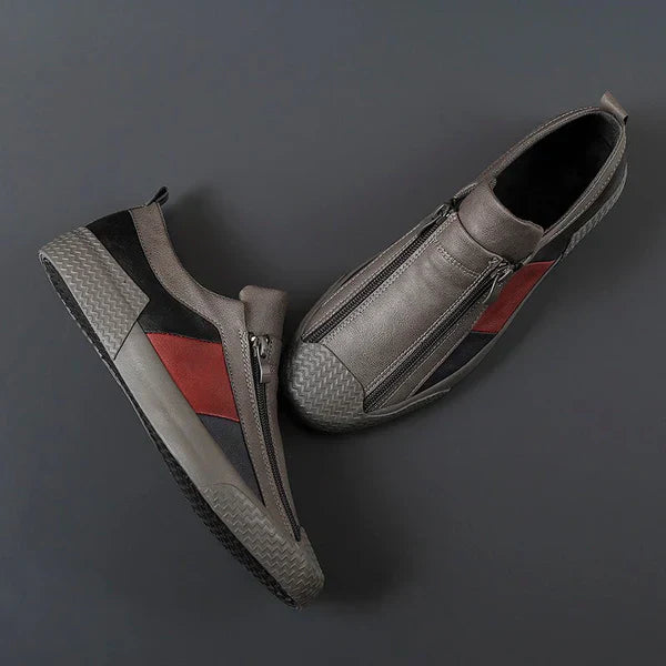 Julián | Zapatillas de cuero con cierre lateral