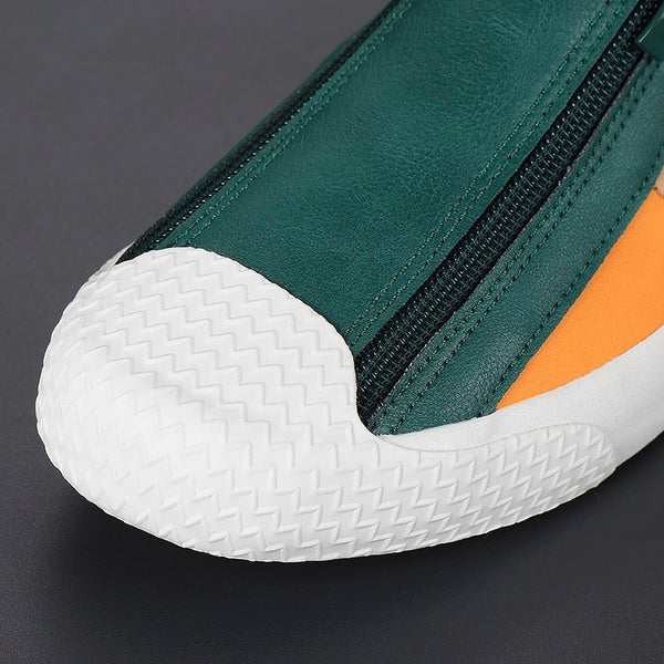 Julián | Zapatillas de cuero con cierre lateral