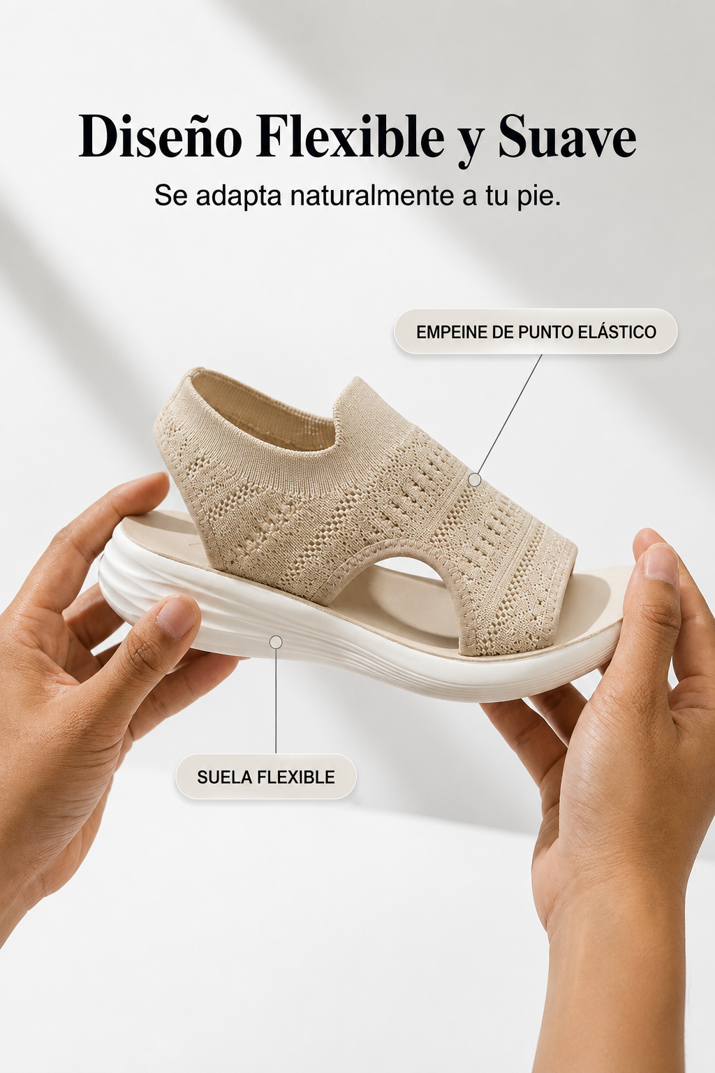 Ariana | Sandalias de Plataforma Transpirables