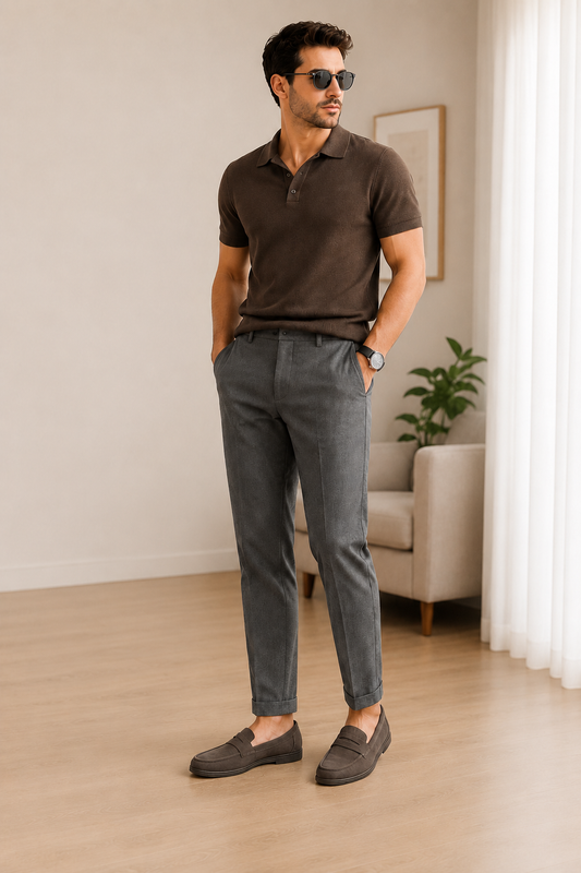 Alberto | Mocasín de ante