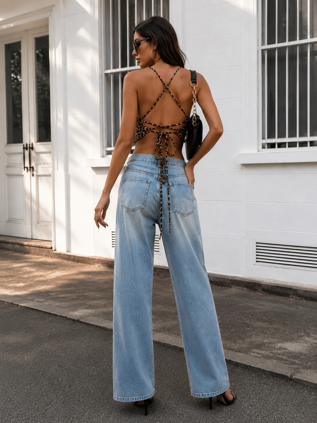 Gema | Top con estampado de leopardo