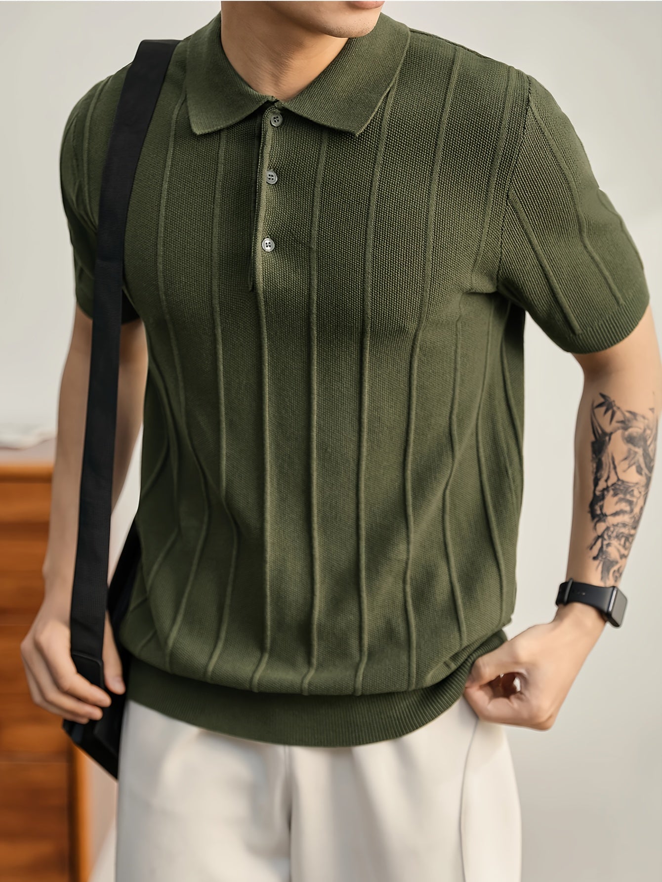 Leo | Polo de punto texturizado