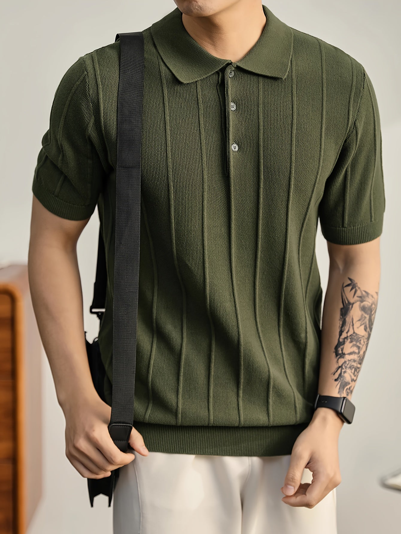 Leo | Polo de punto texturizado