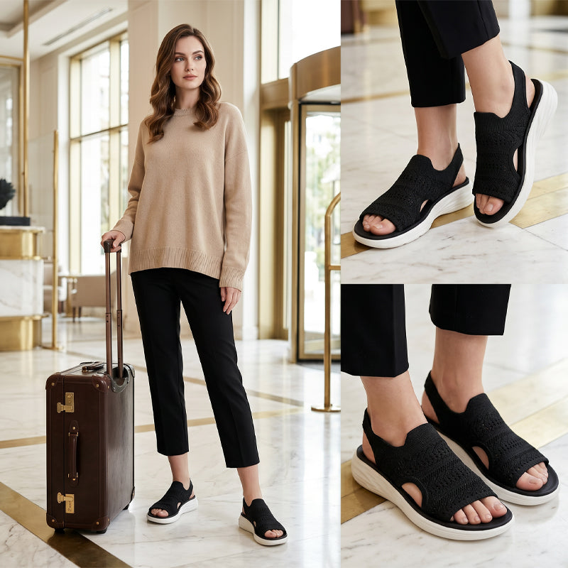 Ariana sandalias de plataforma transpirables color Negro talla 42 | Luxevia-shop