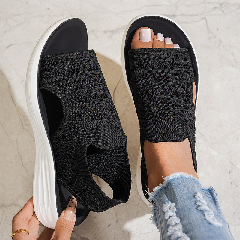 Ariana sandalias de plataforma transpirables color Gris talla 38 | Luxevia-shop