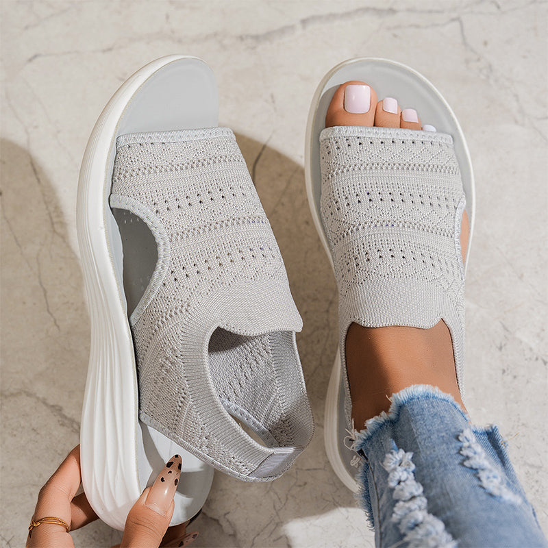 Ariana sandalias de plataforma transpirables color Gris talla 39 | Luxevia-shop