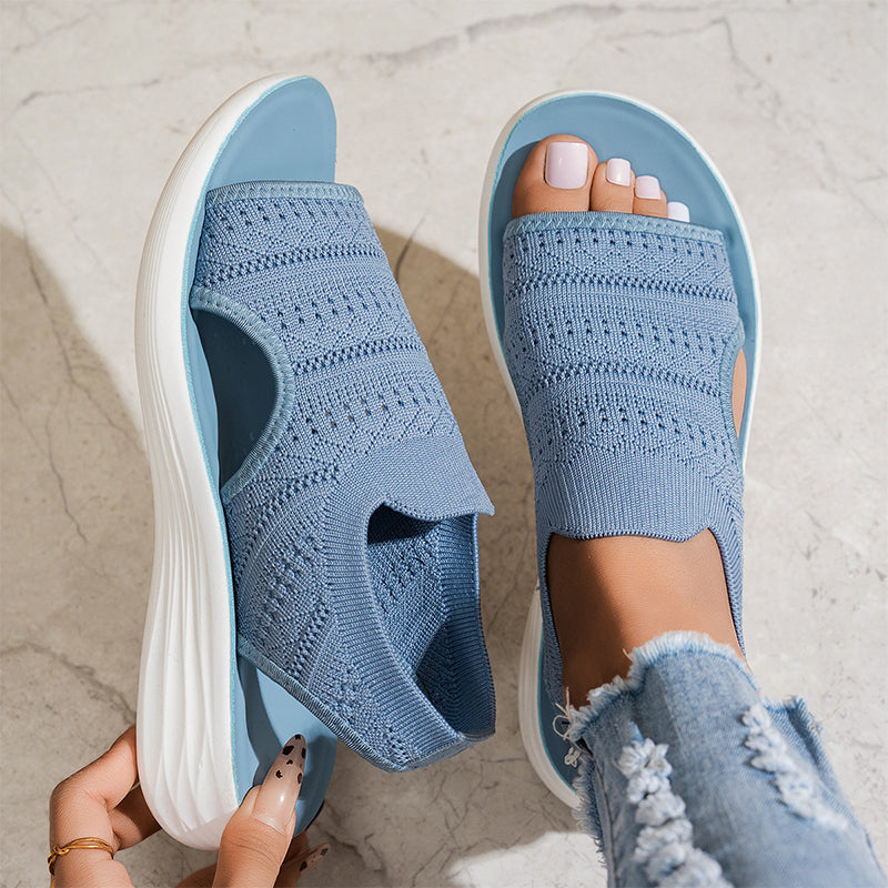 Ariana sandalias de plataforma transpirables color Gris talla 41 | Luxevia-shop